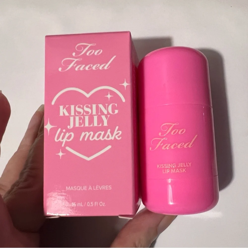 Too Faced Pink Kissing Jelly Lip Mask - Birthday Kiss
